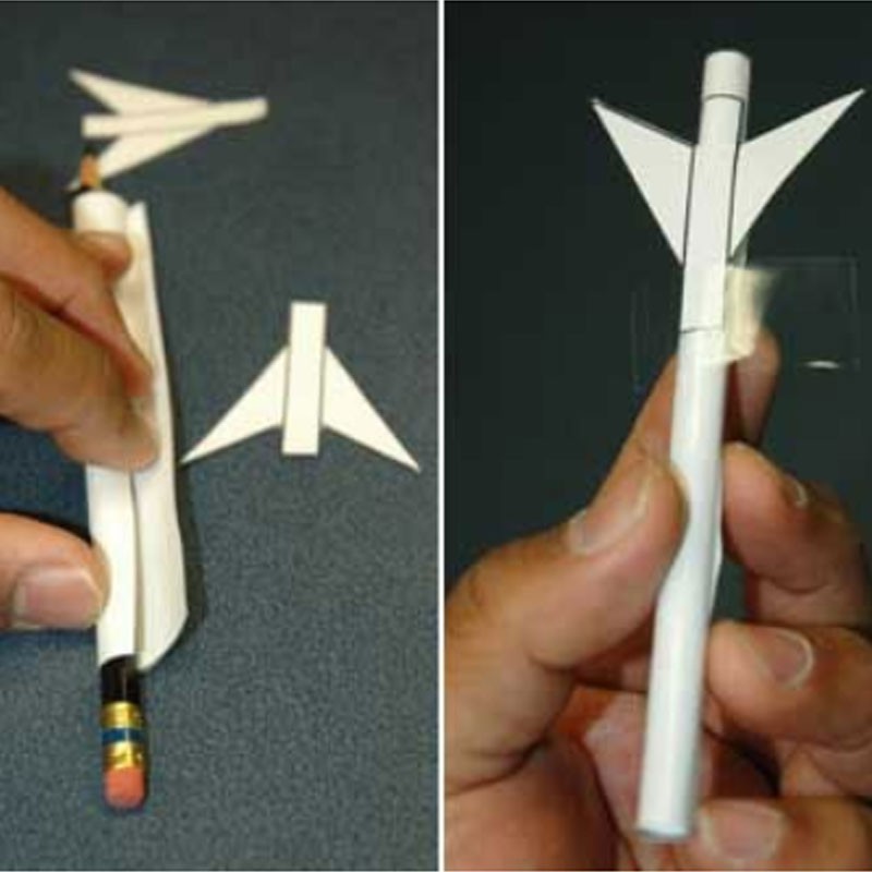 nasa paper rocket fins
