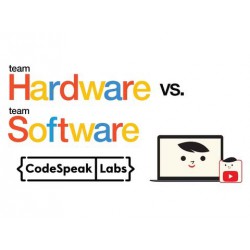 Team Hardware vs. Team Software. Image Credit: from original activity