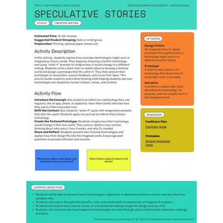 Speculative Stories